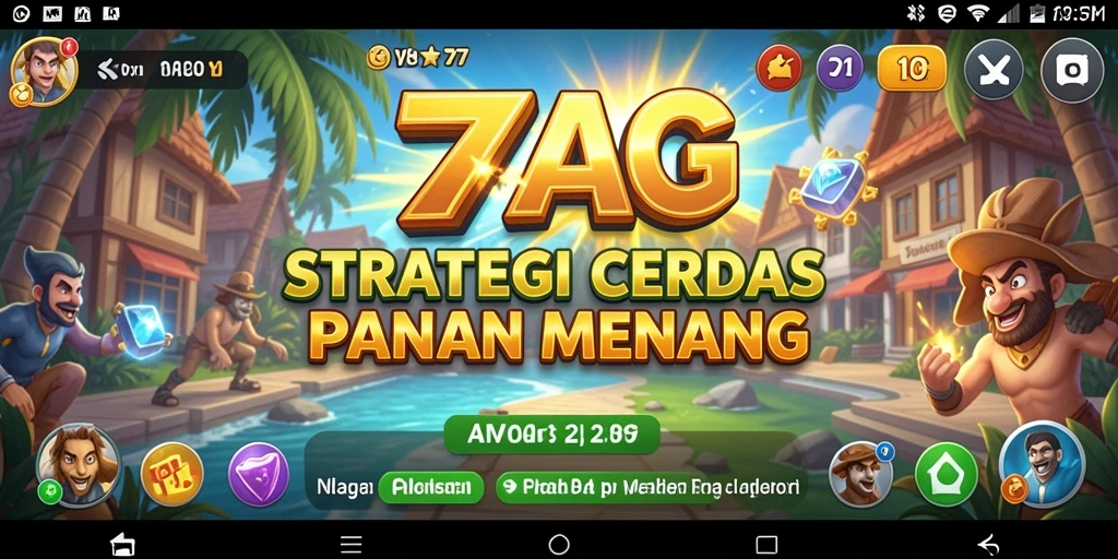 Gameplay 77AG menampilkan pertempuran taktis yang mendebarkan.