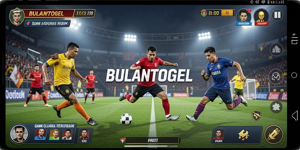 Tampilan gameplay yang menegangkan dan seru dalam BULANTOGEL.