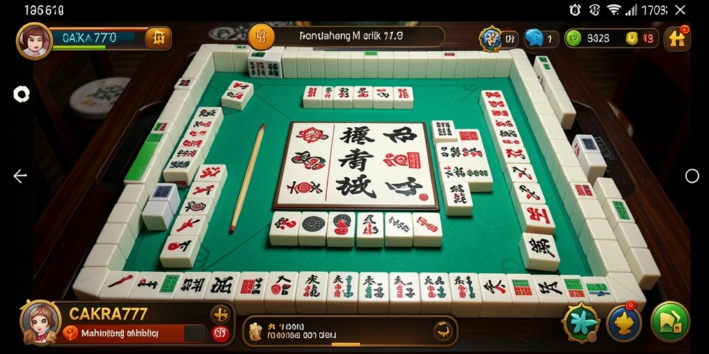 Screenshot CAKRA777 menampilkan gameplay Mahjong yang seru dan menantang.