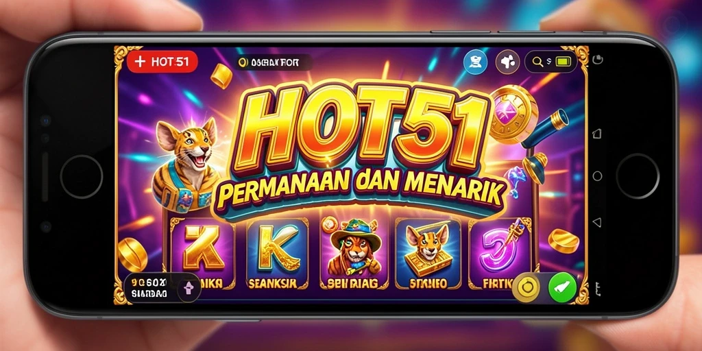 Tangkapan layar gameplay HOT51 menampilkan keseruan permainan Slot.