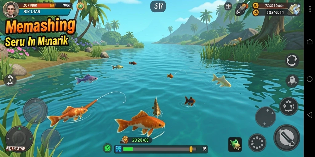 Tampilan gameplay JOYPUTAR yang seru dan memikat.
