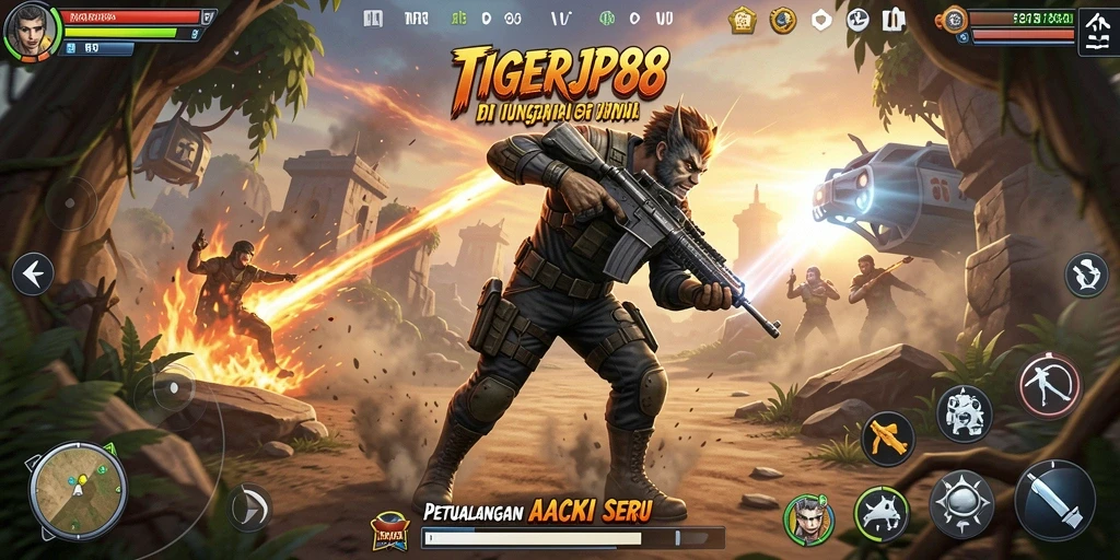Tampilan gameplay TIGERJP88 yang penuh aksi dan tantangan.